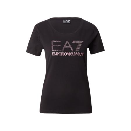 Emporio Armani EA7 Emporio Armani Shirt rosa / zwart