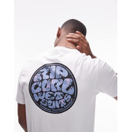 Rip Curl - Wettie Passage Icons - T-shirt in wit