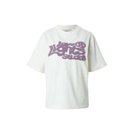 Low Lights Studios Shirt ecru / donkerlila