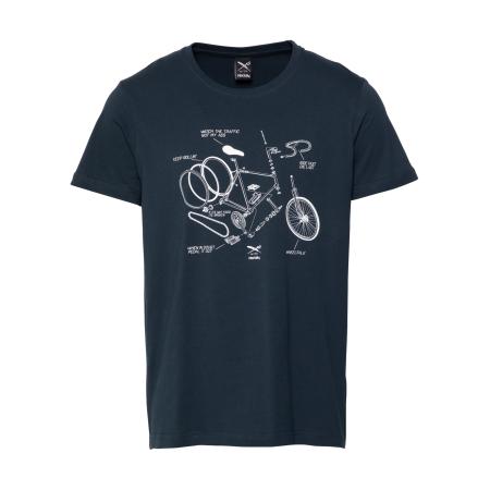 Iriedaily Iriedaily Shirt Bikeplosion nachtblauw / wit