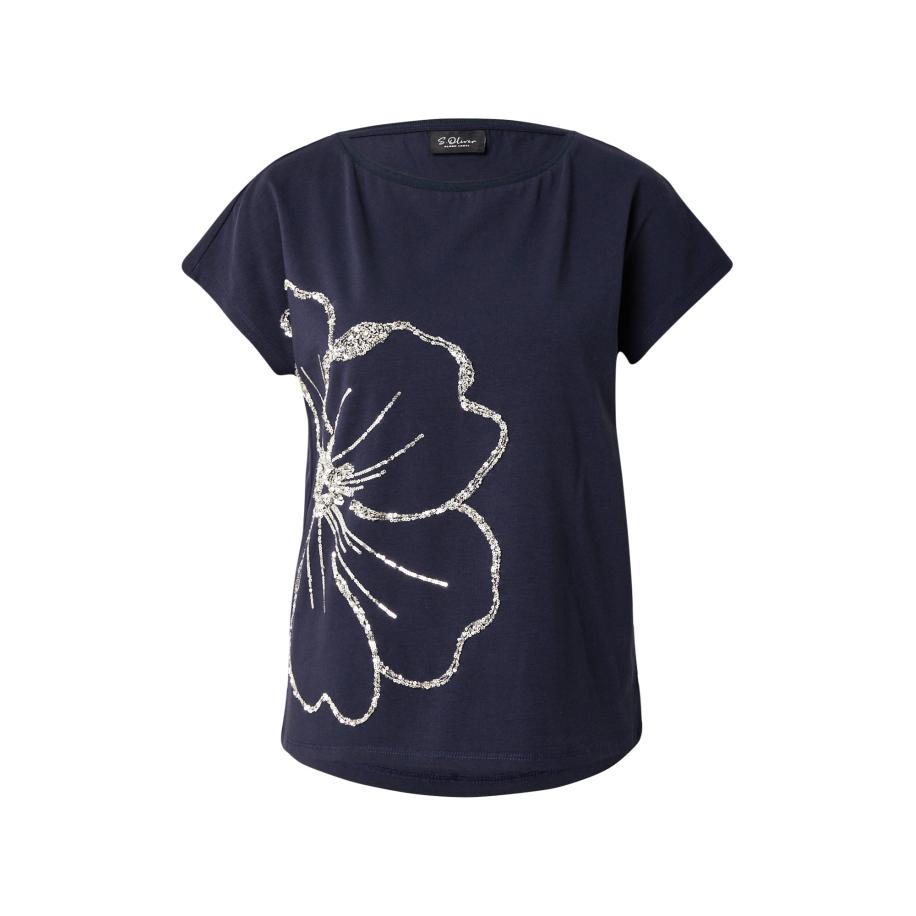 s.Oliver BLACK LABEL s.Oliver BLACK LABEL Shirt navy / zilver -