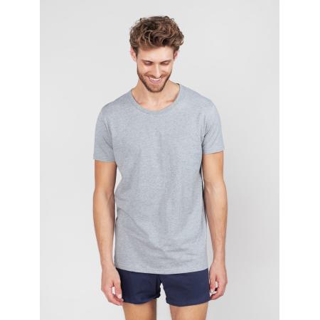 Erlich Textil Erlich Textil Shirt Paul grijs gemêleerd