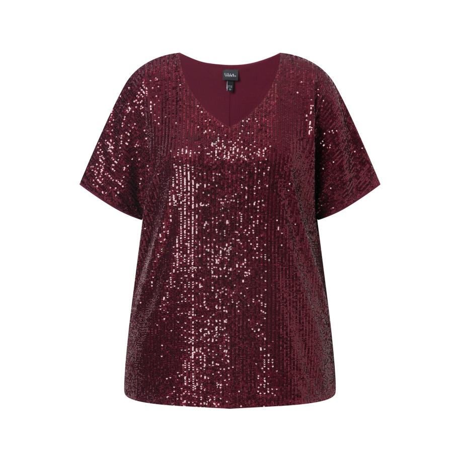 Ulla Popken Ulla Popken Shirt wijnrood -