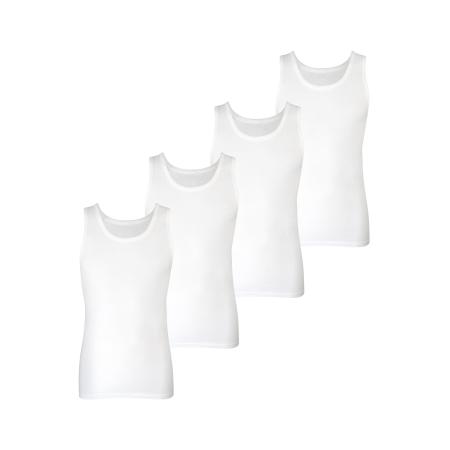 Nur Die Nur Die Onderhemd Basic Alltag Tanktop wit