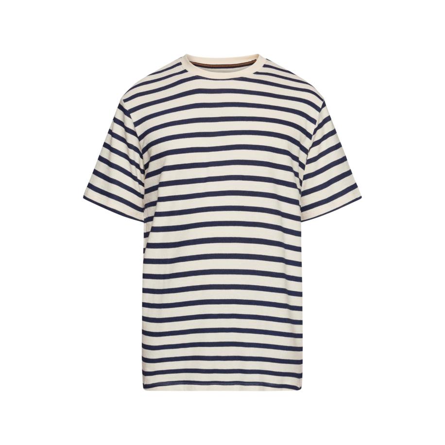 Signal Shirt Glenn crème / nachtblauw Bruin