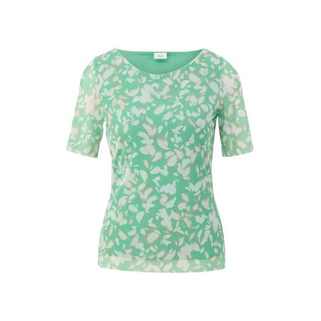 s.Oliver BLACK LABEL Shirt beige / mintgroen / wit