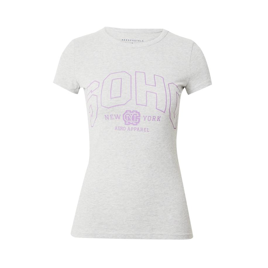 Aeropostale AÉROPOSTALE Shirt SOHO grijs gemêleerd / lavendel -
