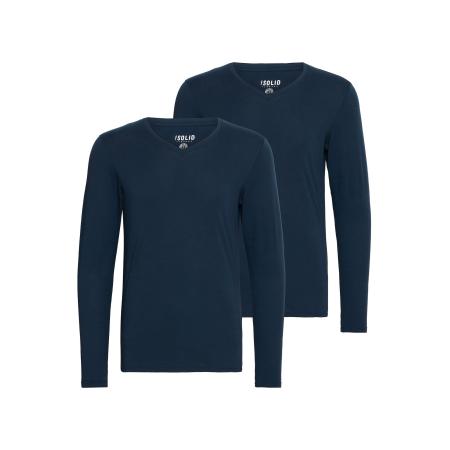 Solid !Solid Shirt Basil donkerblauw