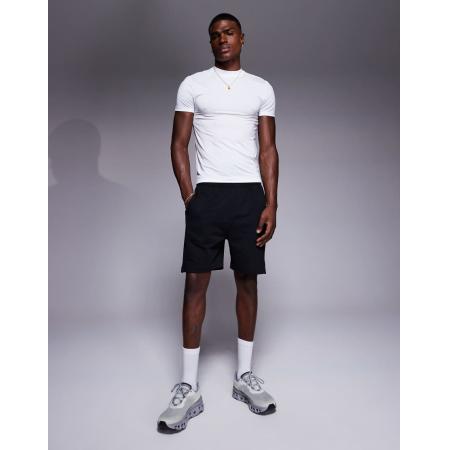 4505 - Icon - Sneldrogend muscle fit trainingsshirt in wit