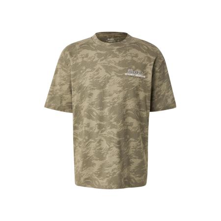 Hollister HOLLISTER Shirt kaki / olijfgroen / zwart / wit