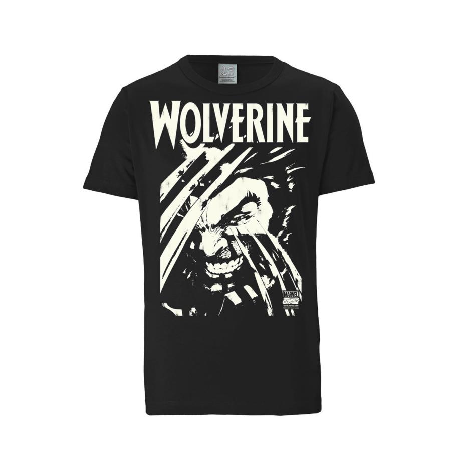 LOGOSHIRT Shirt Marvel Comics - Wolverine zwart Zwart
