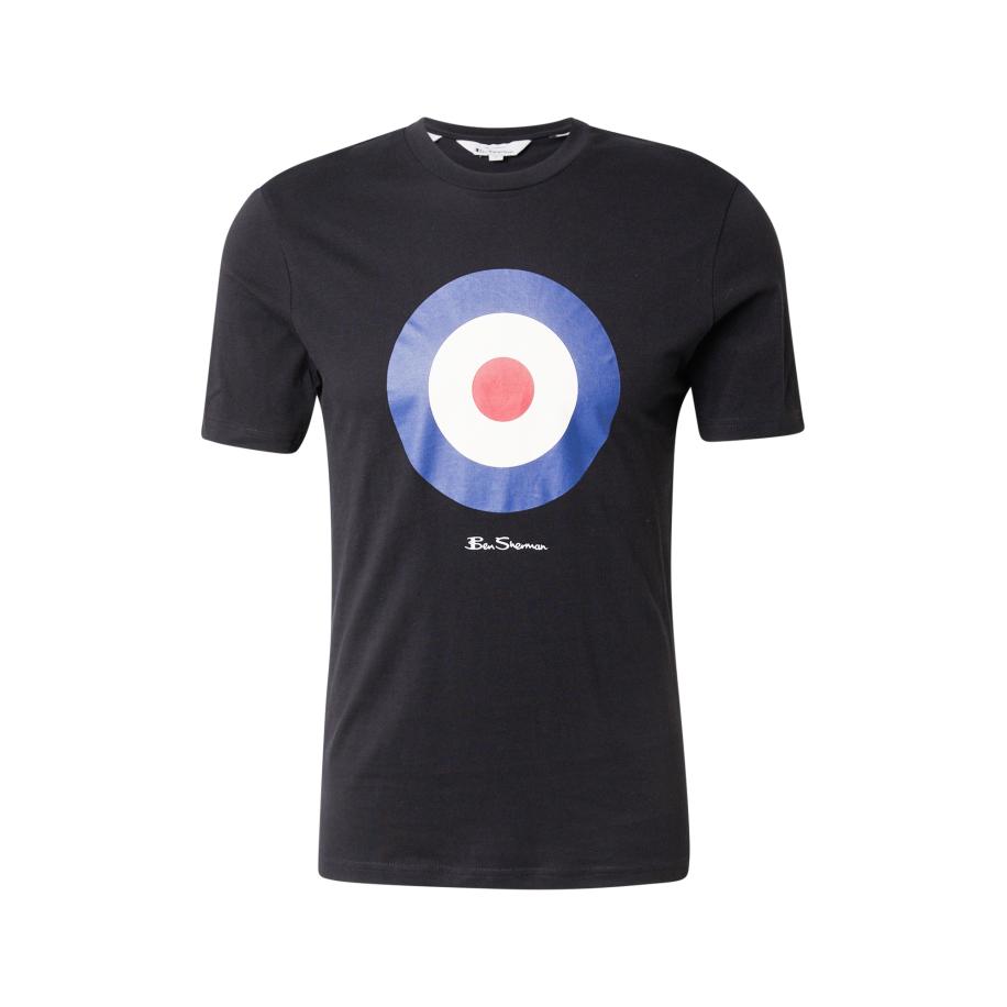 Ben Sherman Ben Sherman Shirt Signature Target blauw / rood / zwart / wit -