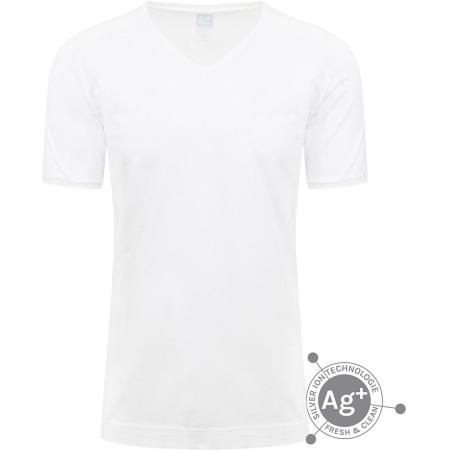 Alan Red T-shirt Oxford Wit