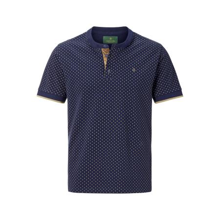 Charles Colby T-Shirt donkerblauw, Motief