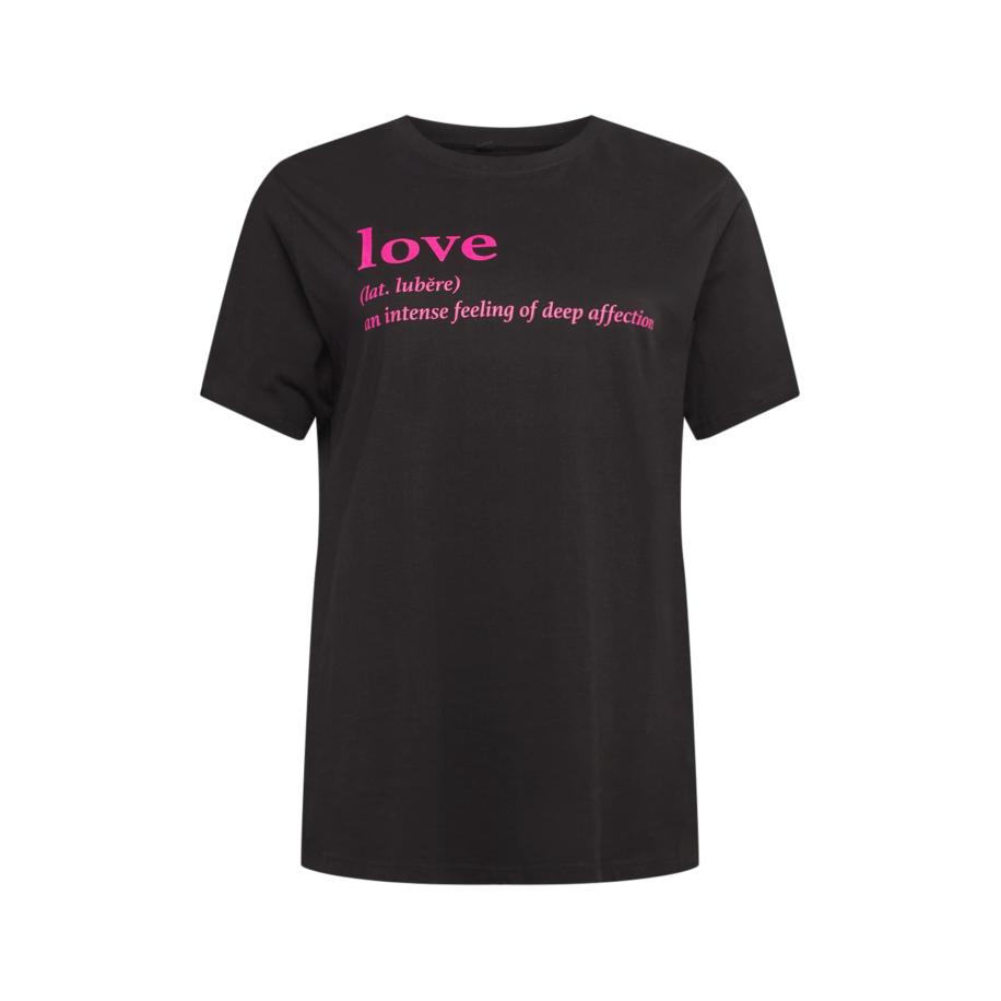 mister tee Mister Tee Shirt neonroze / zwart -