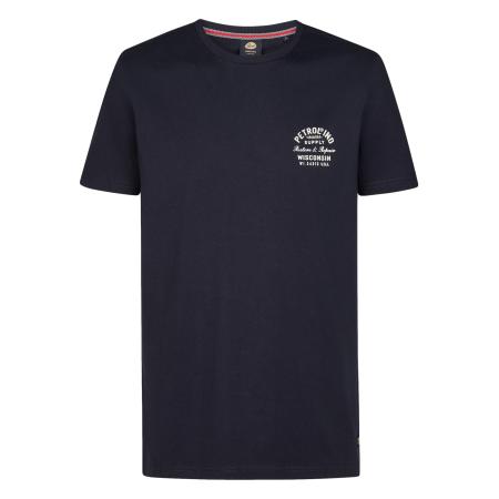 Petrol Industries Petrol Industries Shirt blauw / wit