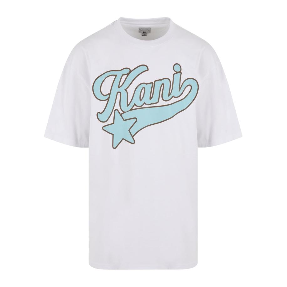 Karl Kani Karl Kani Shirt lichtblauw / olijfgroen / wit -