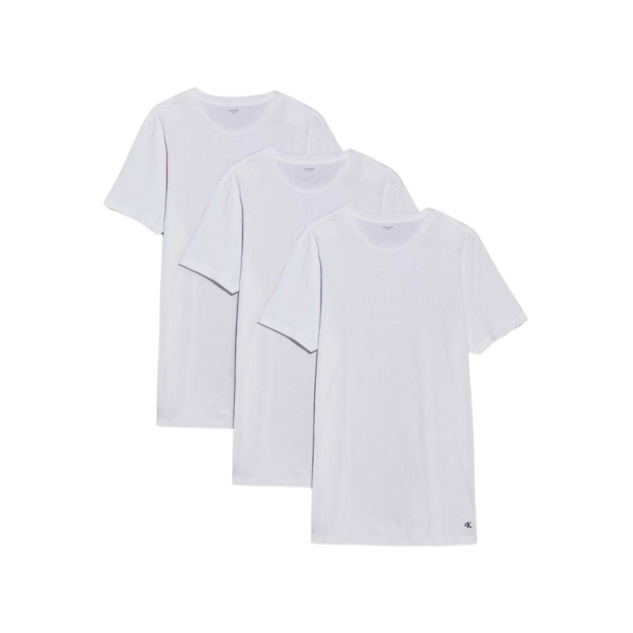 Calvin Klein S/S Crew Neck 3 Pack Wit