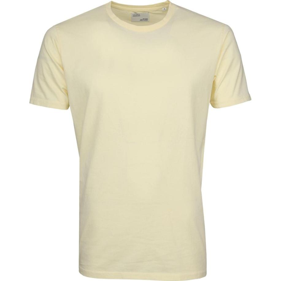 Colorful Standard T-shirt Soft Yellow Geel