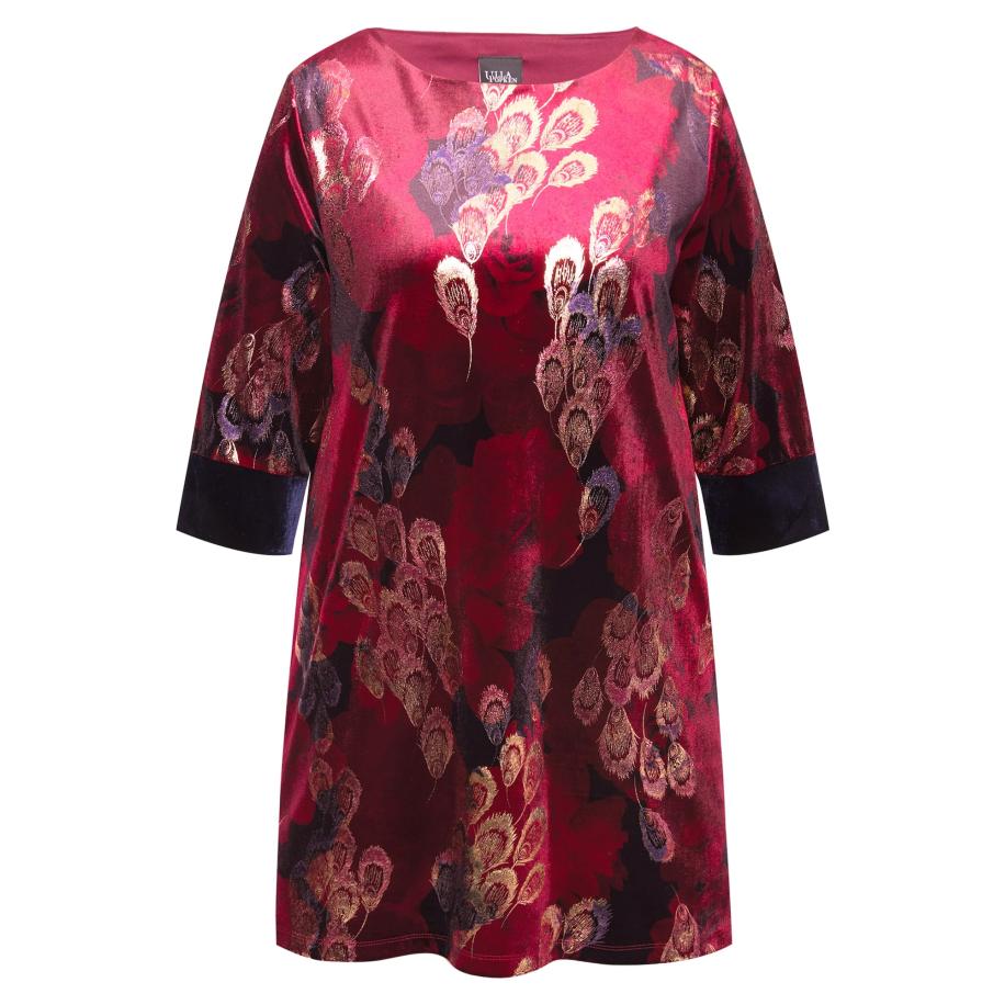 Ulla Popken Ulla Popken Shirt gemengde kleuren / wijnrood -