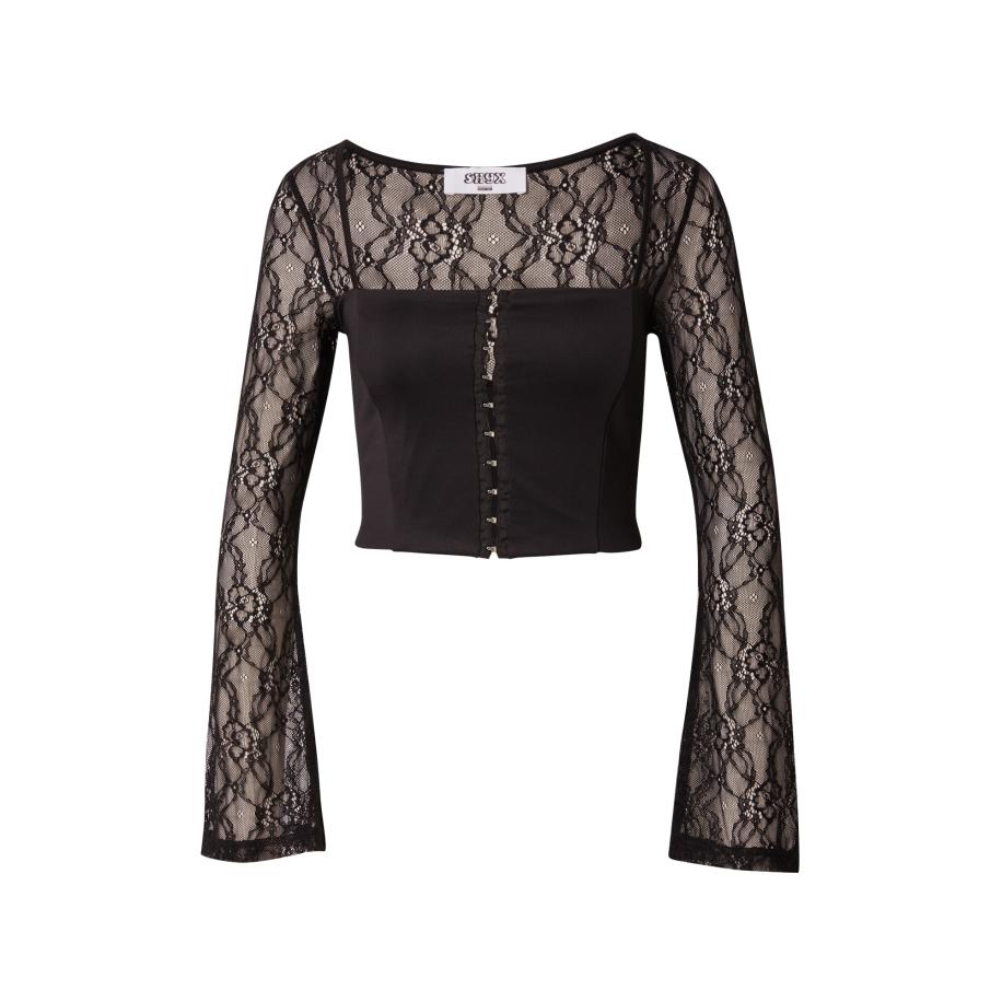 SHYX SHYX Shirt Fenja donkergrijs / zwart -