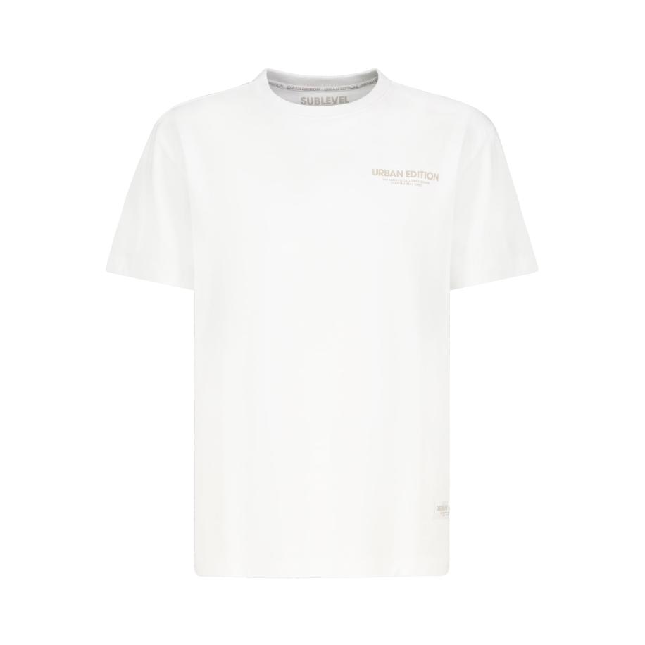 Sublevel Shirt Urban greige / wit Wit