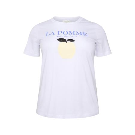 Kaffe KAFFE CURVE Shirt Diana blauw / geel / zwart / wit