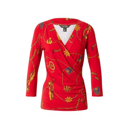 Lauren Ralph Lauren Lauren Ralph Lauren Shirt ALAYJA marine / bruin / ombergrijs / rood