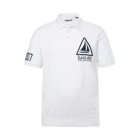 men plus Men Plus Shirt navy / wit