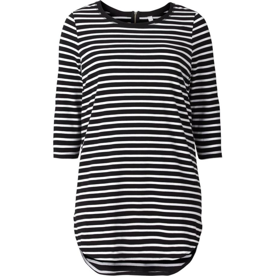 SHEEGO Shirt zwart / wit Zwart