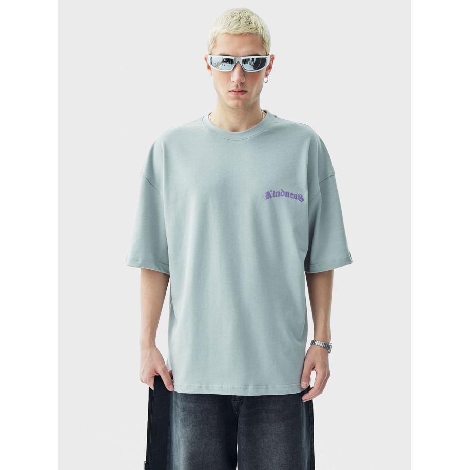 VAMOS CLO Shirt blauw / lila / zwart Blauw