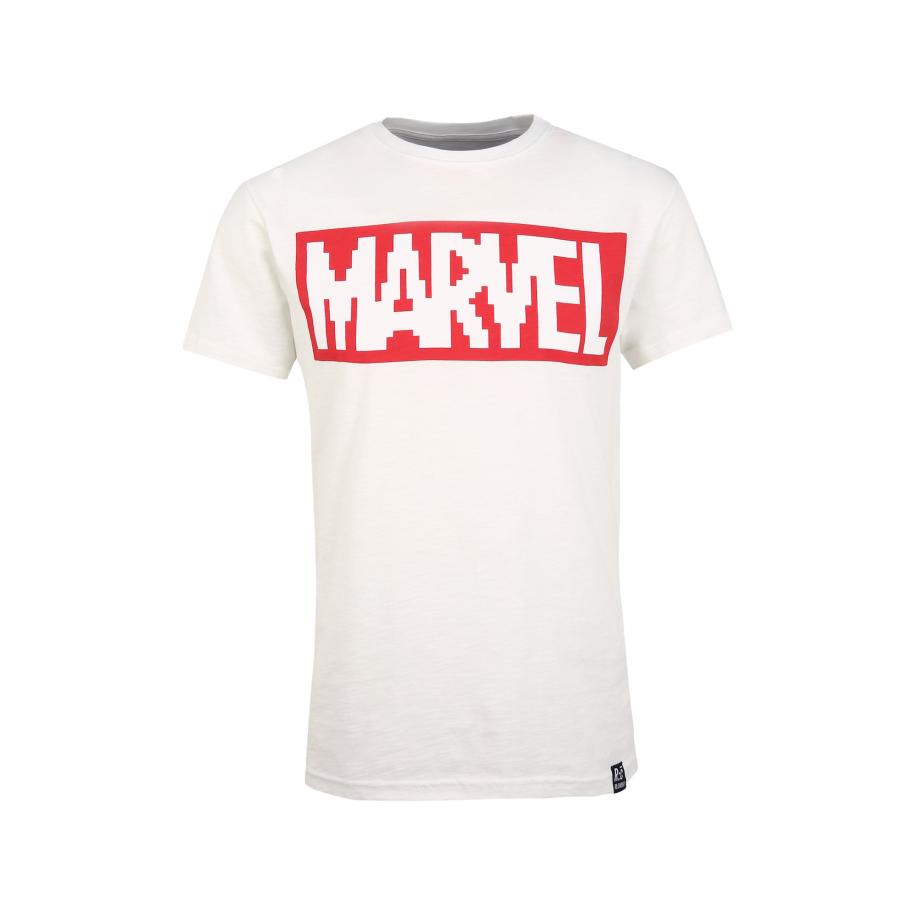 Recovered Recovered Shirt Marvel Pixel Logo ecru -