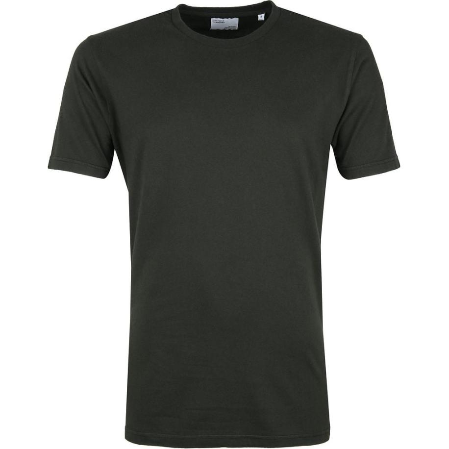 Colorful Standard Organic T-shirt Donkergroen Groen