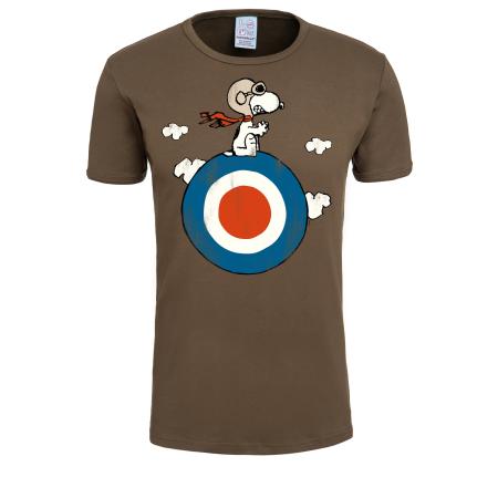 LOGOSHIRT Shirt Snoopy blauw / olijfgroen / rood / wit