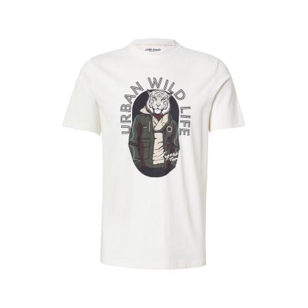 Blend BLEND Shirt BHKIBE donkerbruin / donkergroen / zwart / wit