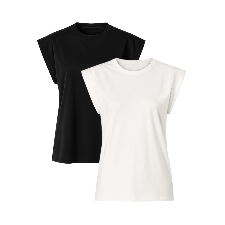 C&City C&City Shirt zwart / wit -