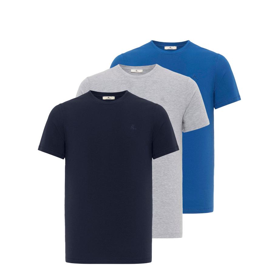 Daniel Hills Daniel Hills Shirt navy / azuur / lichtgrijs -