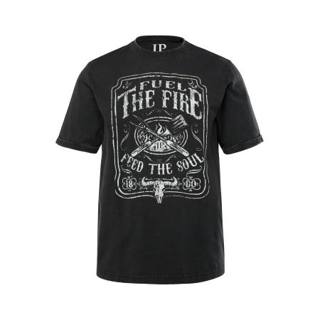 JP1880 JP1880 Shirt zwart / natuurwit