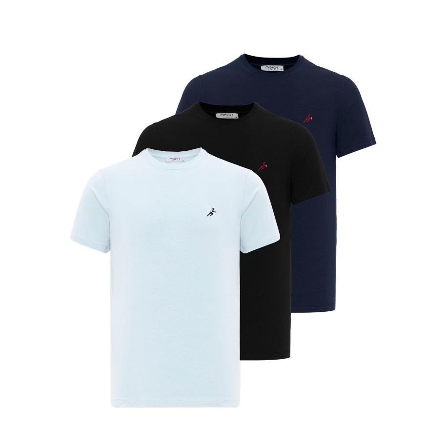 Moxx Paris Moxx Paris Shirt navy / lichtblauw / rood / zwart -