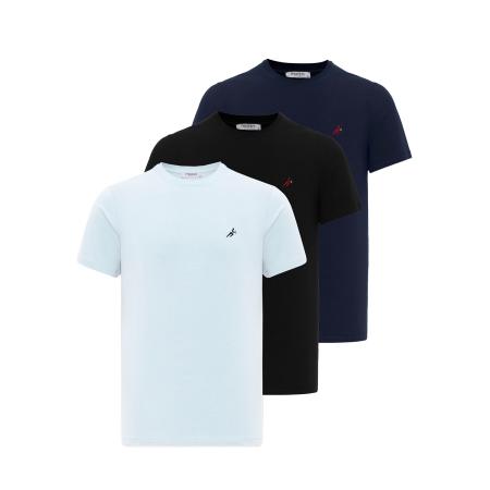 Moxx Paris Moxx Paris Shirt navy / lichtblauw / rood / zwart