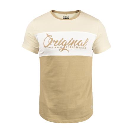 Blend BLEND Shirt NERO beige gemêleerd / wit