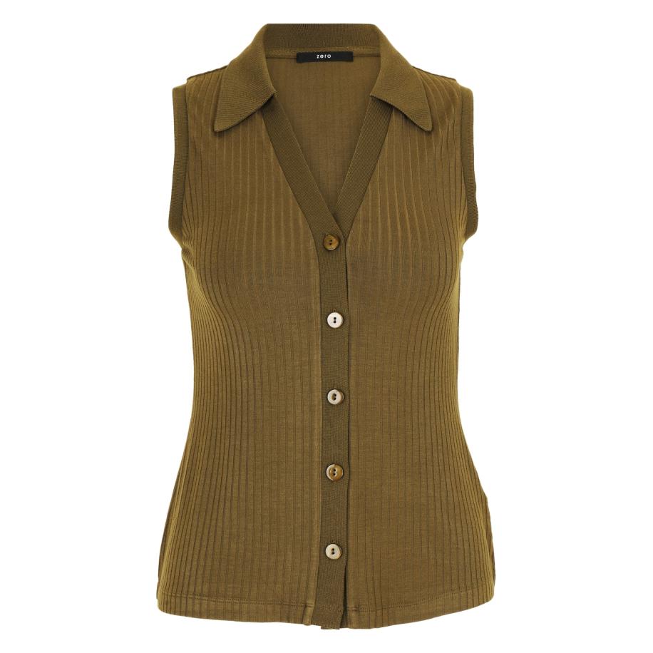 Zero zero Shirt olijfgroen -