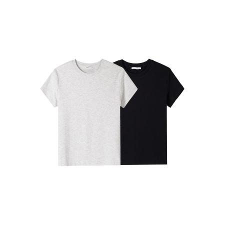 Bershka Bershka Shirt grijs gemêleerd / zwart