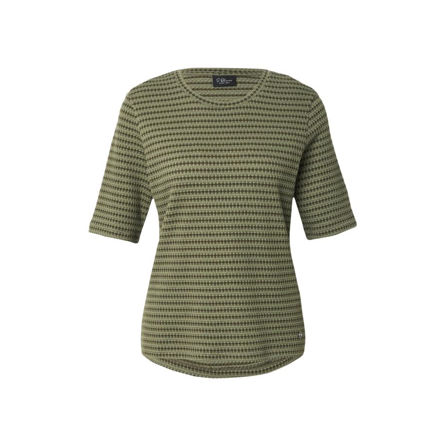s.Oliver BLACK LABEL s.Oliver BLACK LABEL Shirt groen / olijfgroen -
