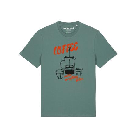 Watapparel Watapparel Shirt pastelgroen / oranje / zwart