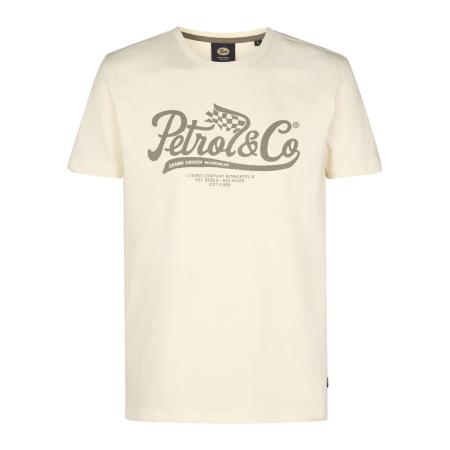 Petrol Industries Petrol Industries Shirt donkerbruin / wolwit