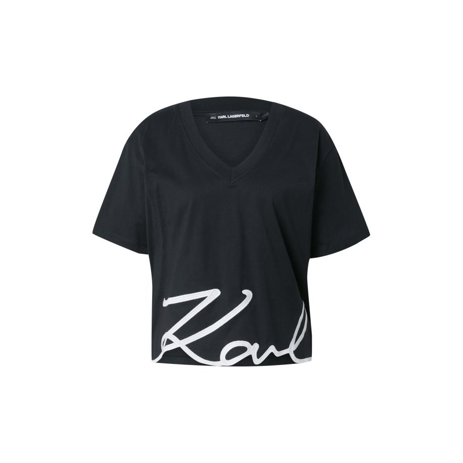 Karl Lagerfeld Karl Lagerfeld Shirt zwart / offwhite -