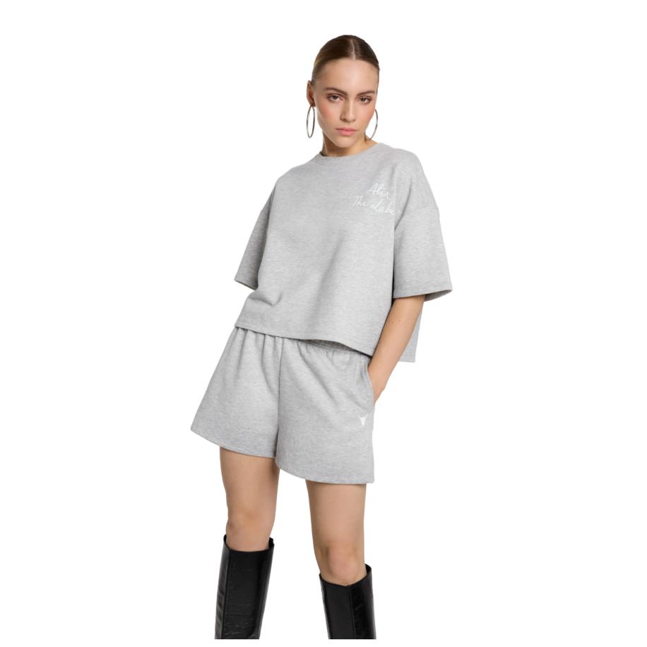 Alix The Label Sweat T-Shirt Grijs