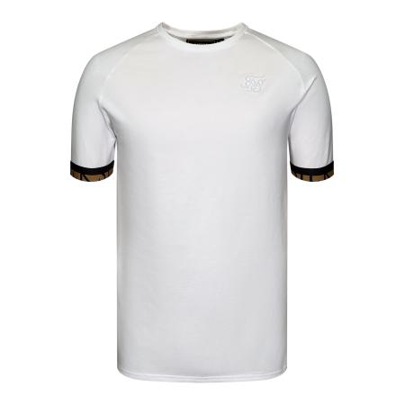 SikSilk SikSilk Shirt Tech bruin / zwart / wit