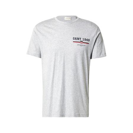 Gant GANT Shirt grijs gemêleerd / rood / zwart / wit